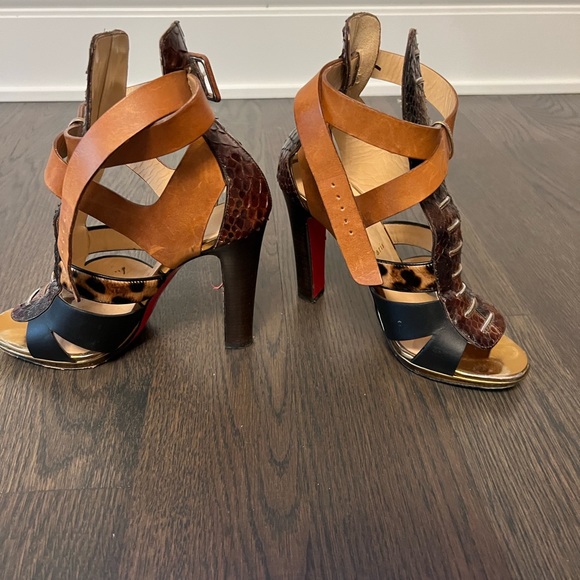 Christian Louboutin python sandals - Picture 4 of 6